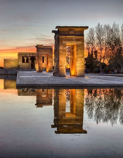 temple romain à Madrid