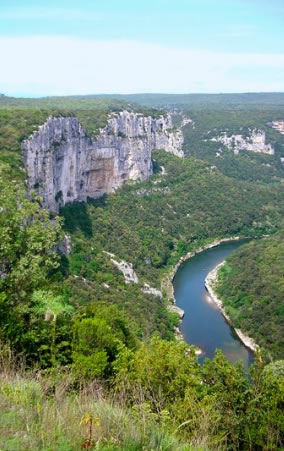 Vue de l'Ardèche